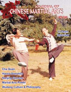 Fall 2012 Journal of Chinese Martial Arts